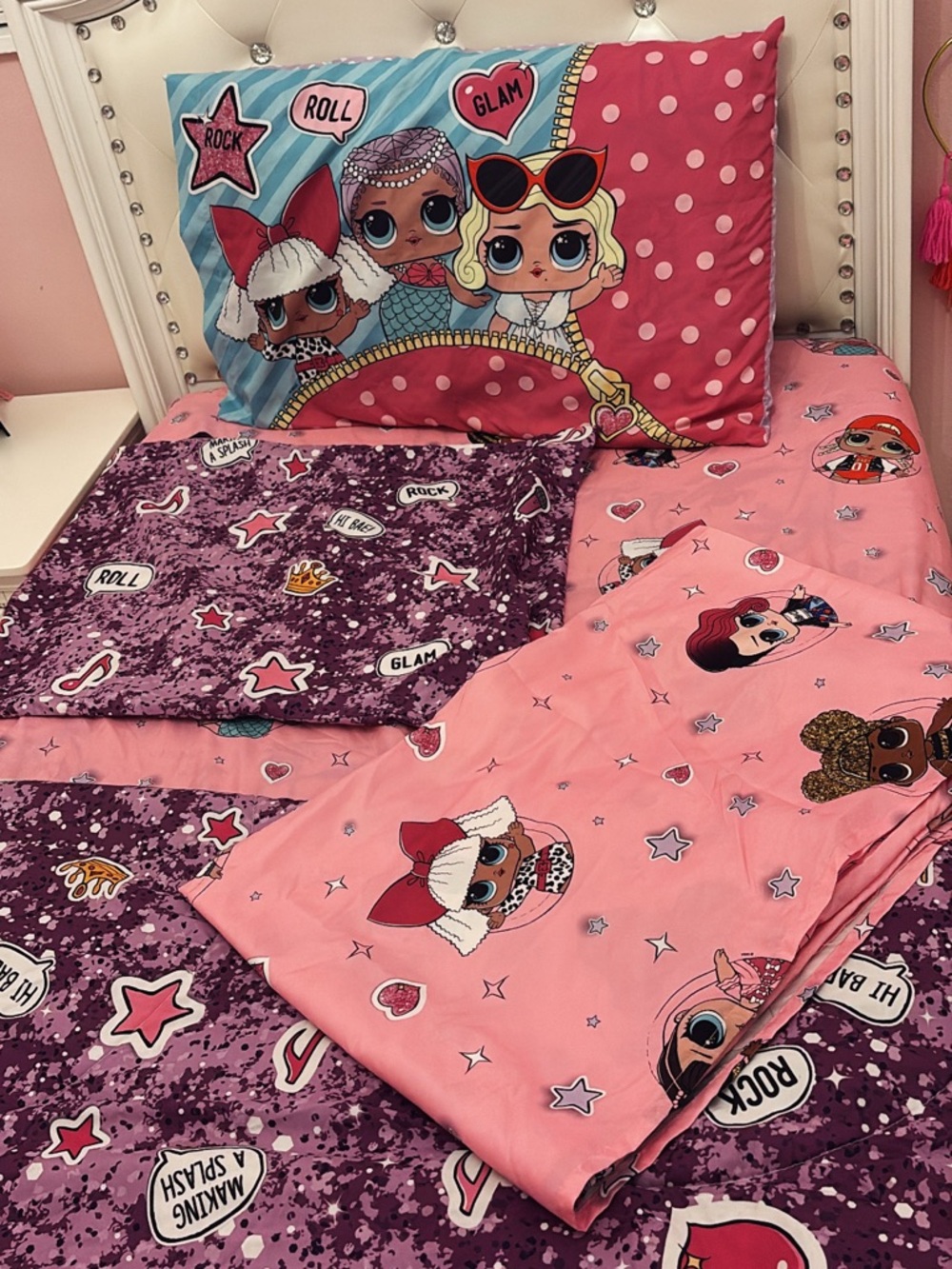 Franco LOL Surprise Bedding Super Soft Comforter 5 Piece Twin Size. Like new